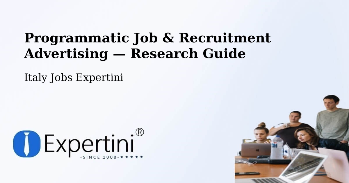 Programmatic Job & Recruitment Advertising — Research Guide – Ruffia